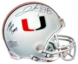 Clinton Portis Signed Univ. of Miami Pro Helmet