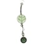Pugster Mothers Day Gifts Christmas Gifts Belly Button Rings Uv Marijuana Leaf Summer Fashion Belly Navel Ring Body Jewelry
