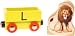 Wild Republic Wood Train Letter L