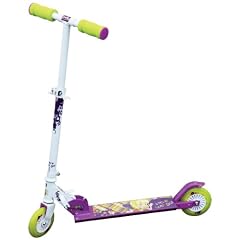 Polly Pocket Kinder Skateboard Flower Power, gr�n orange lila weiss, 125mm