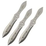 United Cutlery Gil Hibben Small Competition Triple Thrower Set w/Leather Sheath