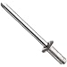 Aluminum Multi-Grip Btn Hd Rivet w/Steel 5/32" Diameter , L .500", Drill#20, Grip.156"-.375" (Pack of 100)