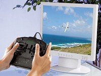Simulus Modellflug-Simulation mit USB-Fernsteuerung + easyFly 4 SE