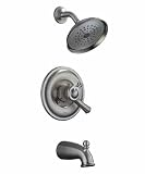 DELTA/PEERLESS FAUCET CO. 174902-SS LEWISTON SERIES TUB & SHOWER FAUCET - STAIN NICKEL FINISH