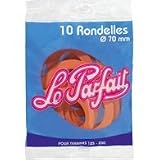 10pk Le Parfait Original Replacement Gaskets 70mm for 125 and 200g Terrine Jar by 