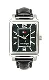 Tommy Hilfiger Black Leather 3-Hand Black Dial Men's Watch #1710195