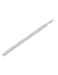 8" 250 Beveled Curb Chain Bracelet (9.2mm)