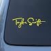 All Products : TAYLOR SWIFT - Vinyl Car Decal Sticker #1875 | Vinyl Color: Yellow