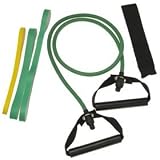 SPRI Green Xertube, 3 Xercise Bands w/door attach.