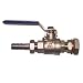 1/2" Weldless Bulkhead w/ Stainless Steel valve