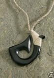 Hawaiian Choker Buffalo Horn Carving G Like