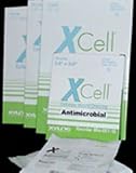 XCell Antimicrobial Cellulose Dressings - 3.5' x 3.5', 10 Unit / box
