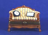 French Sofa and Pillows PHB Porcelain Hinged Box Midwest of Cannon Falls