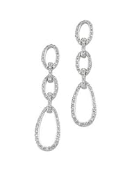 Ann Harrington Jewelry 14k White Gold 5/8 Ct Tw Diamond Earrings
