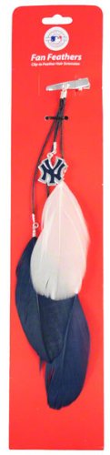 New York Yankees Team Color Feather Hair Clip