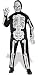 Search : EVA Skeleton Adult Halloween Costume Size Standard ((B1023))