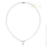 WILLOW PEARLS: *6 O'CLOCK SEED PEARL NECKLACE*