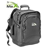 Cabin Max Laptop Backpack - water resistant material. Padded protective pouch up to 15.6 inch. Flight Approved large capacity 30 Litre. Ideal for laptop, notebook, macbook, cameras etc