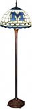 Michigan Wolverines Tiffany Floor Lamp