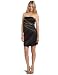 ABS Allen Schwartz Women's Strapless Exposed Zipper Dress,Black,6