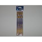 LOS ANGELES LAKERS Team Logo (6 pack) of 7" Long WOODEN PENCILS