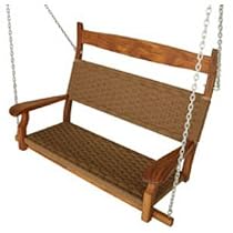 Hatteras Outdoors Double Porch Swing Oatmeal