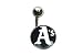 Navel Belly Button Ring Oakland Athletics