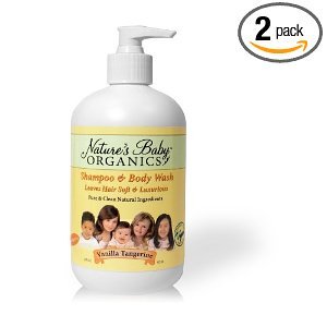 Best Price Nature's Baby Organics Shampoo & Body Wash, Vanilla Tangerine, 16-Ounce Bottles (Pack of 2)
