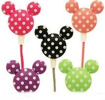 Cute Black Mickey Style Headphone for MP3 Players/MP4/iTouch/CD Players Cute Black Mickey Style Headphone for MP3 Players/MP4/iTouch/CD Players