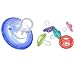 Nuby Natural Touch SoftFlex Pacifiers Cherry Shape - 0-6 months - BPA FREE - blue/red