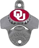 Oklahoma Sooners Wall Mount Beer Bottle Opener NCAA College Athletics - Fan Shop Merchandise