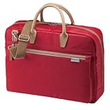 【サンワサプライ】軽量で男女兼用デザインのカジュアルPCバッグ（13.3型ワイド・レッド） BAG-CA2R