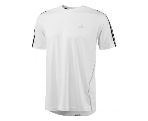 Adidas Herren kurz&auml;rmliges Shirt Response Drei Streifen, white/black/light onyx, XXL, V397 Preisvergleich
