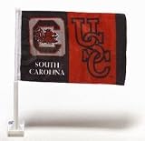 South Carolina Gamecocks "USC" Premium 11" x 18" Two Sided Car Flags - 1 Pair