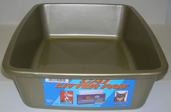 Cat Litter Pan, 16" x 12" x 4"