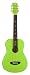 Luna AURDAYGRN Aurora Day Glow 3/4 Guitar, Green