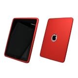 Premium Red Silicone Gel Skin Cover Case for Apple iPad WiFi / 3G 16GB 32GB 64GB