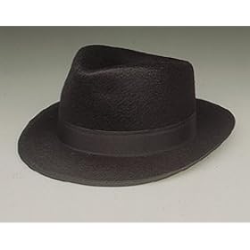 Freddy Krueger Deluxe Brown Fedora Hat Costume Mask NEW