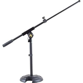 Hercules - Quik-N-EZ Mini Boom Stand, Weighted Base with Short Tele Boom MS120B