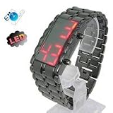 Montre &agrave; LED Rouges Lava