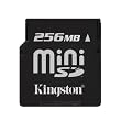 Kingston flash memory card - 256 MB - miniSD ( SDM/256 )