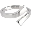 Sterling Silver 925 SMOOTH DIVIDED Adjustable Toe Ring