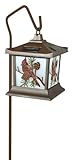 Moonrays 92270 Cardinal Solar Light, Stained Glass Outdoor Lamp, Cardinal, Stained Glass
