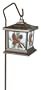 Moonrays 92270 Cardinal Solar Light, Stained Glass Outdoor Lamp Cardinal Stained Glass