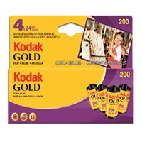 KODAK GOLD 200 LOT OF 4 COLOR PRINT FILM ROLLS