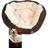 Multipet Super Soft Donut Yap Dog Bed, Measures 30 Inches for MediumSize Dogs
