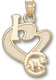 Chicago Cubs I Heart C Bear 3/4 Charm/Pendant