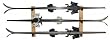 Ski Storage Rack Horizontal (PINE) (23"H x 2.5"W x 5"D)