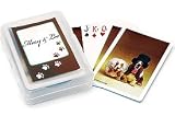 Bride and Groom Hounds Playing Cards - 1 pack with case per package