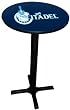 The Citadel Bulldogs Pub Table with Black Commercial Base